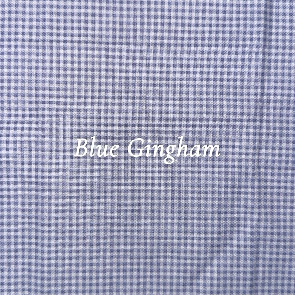 Blue Gingham Drawstring Case - Picture 4 of 11